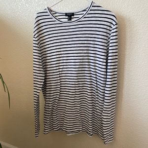 Black and White Striped Shirt